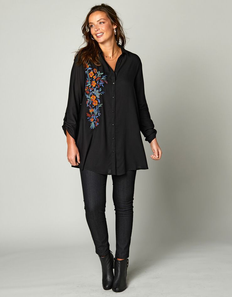 Jegging denim taille élastiquée - grande stature (black) Jegging denim taille élastiquée - grande stature (black)