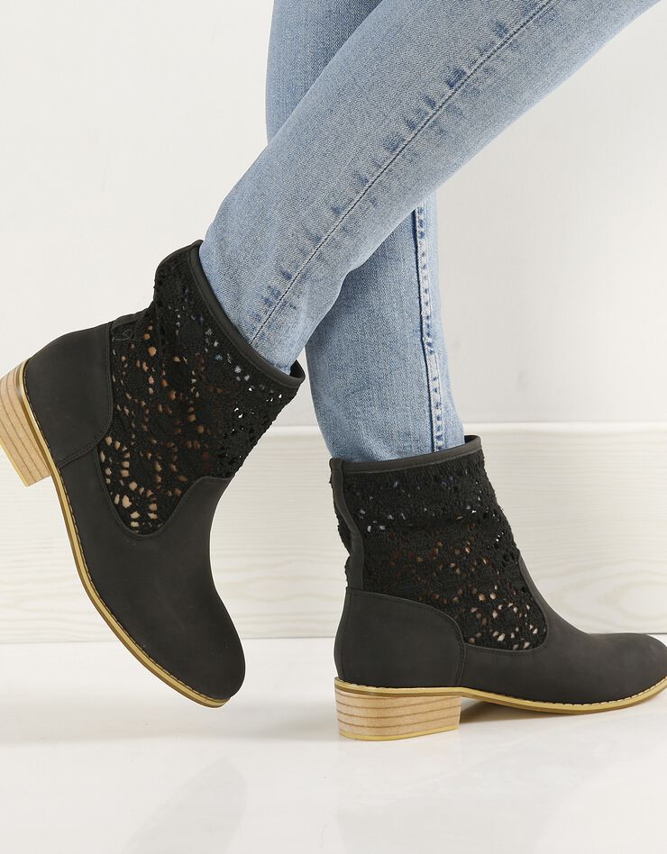 Boots macramé (noir) Boots macramé (noir)