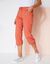 Pantacourt ceinture maille (tomette)