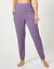 Pantalon de yoga en maille, coupe ultra confort (mauve)