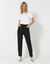 Pantalon jogging, molleton gratté (noir)