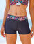 Short de bain ceinture imprimée Kalibo (noir / rose)