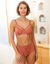  Soutien-gorge forme minimiseur en dentelle et microfibre Sardara - avec armatures (bois rose)