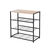 Etagère à chaussures STOCKIES - 4 niveaux (noir)