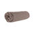 Drap-housse uni flanelle bonnets 32 cm (taupe)