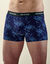 Boxer élastiqué fantaisie - lot de 4 (rouge + bleu)