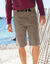 Bermuda élastiqué au 3/4 + ceinture assortie (beige foncé)