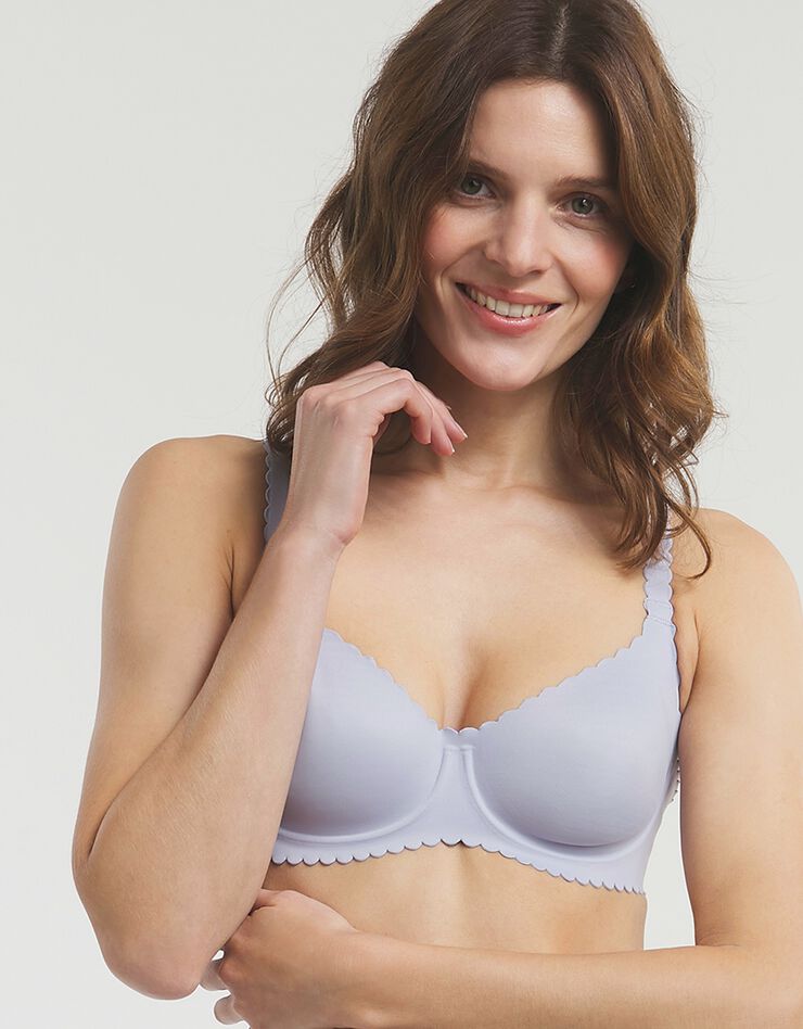 Soutien-gorge corbeille sans coutures Body Touch - avec armatures (bleu) Soutien-gorge corbeille sans coutures Body Touch - avec armatures (bleu)