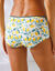 Shorty coton stretch imprimé "citrons" - lot de 4 (jaune)