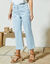 Pantacourt droit stretch (bleu ciel)