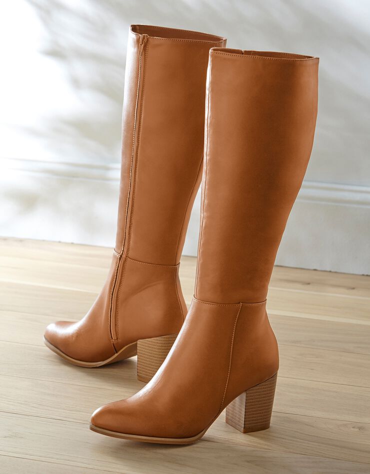 Bottes hautes à talon - caramel (caramel)
