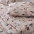 Linge de lit en coton impim&eacute; motif skieurs (beige)