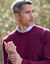 Pull uni col rond (bordeaux)