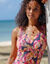 Maillot de bain 1 pièce post-opératoire Baracoa (gris / orange)