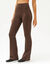Legging bootcut, taille haute (chocolat)