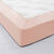 Drap-housse uni coton bonnet 32 cm (rose poudré)