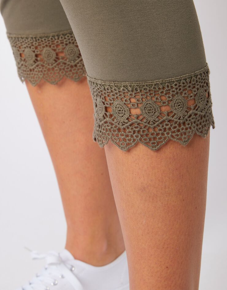 Caleçon 7/8ème bas macramé (kaki) Caleçon 7/8ème bas macramé (kaki)