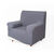 Housse unie fauteuil canapé bi-extensible  (gris)