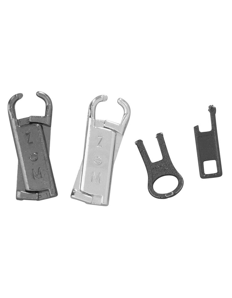 Tirette fermeture à glissière - lot de 6 (noir) Tirette fermeture à glissière - lot de 6 (noir)