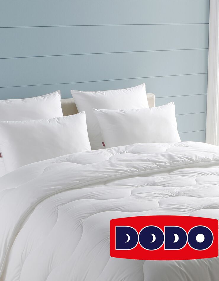 Oreiller éco-responsable grand confort Suprelle Blue de Dodo® coton bio - ferme (blanc)