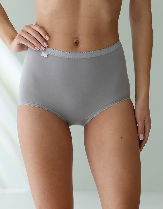 Culotte maxi Basic - lot de 3 (rose + taupe + chocolat)