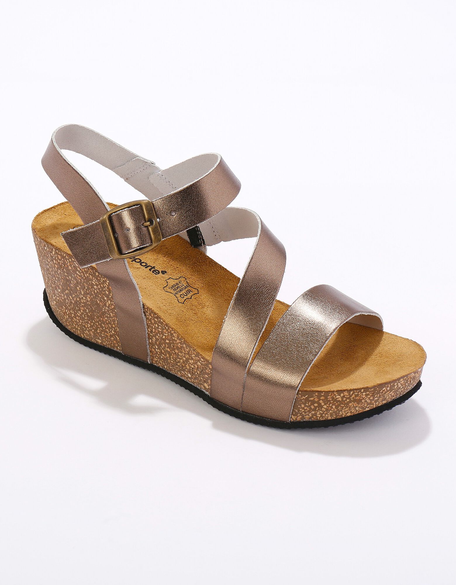 sandales compensées semelle liège