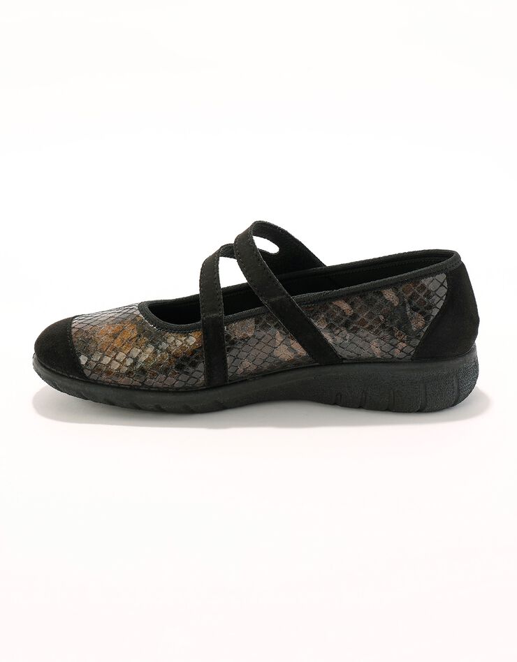 Babies scratchées spécial pieds sensibles en tissu extensible (noir) Babies scratchées spécial pieds sensibles en tissu extensible (noir)