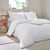 Linge de lit uni - percale de coton 72 fils/cm&sup2; (blanc)