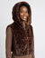 Plastron &agrave; capuche matelass&eacute; r&eacute;versible (marron)