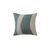 Housse de coussin imprimé "vagues" - lot de 2 (eucalyptus / écru)