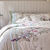 Linge de lit Birdy en coton imprim&eacute; oiseaux (sable)