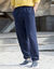 Pantalon jogging molleton bas élastiqué (marine)