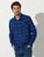 Chemise carreaux écossais flanelle (bleu / marine)