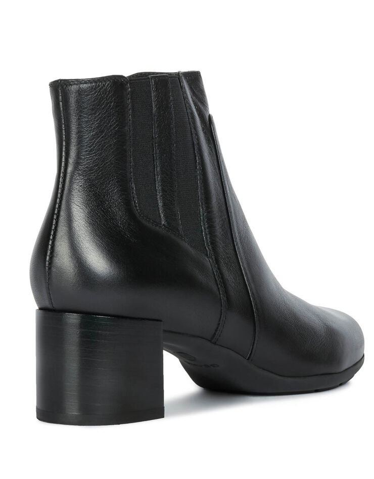 Boots cuir D New Annya Mid (noir)