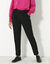 Pantalon 7/8ème fuselé fluide (noir)
