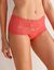 Culotte haute dentelle unie Arum (rose indien)