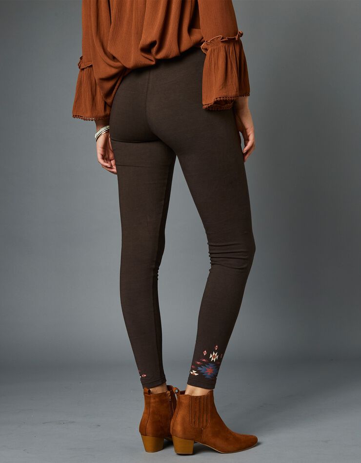 Legging base imprimée (chocolat) Legging base imprimée (chocolat)