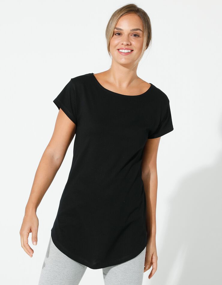 Tee-shirt manches courtes (noir) Tee-shirt manches courtes (noir)