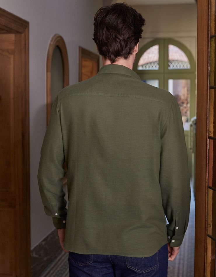 Chemise en flanelle légère (vert) Chemise en flanelle légère (vert)