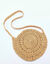 Sac rond forme "soleil" en jute tressée (naturel)