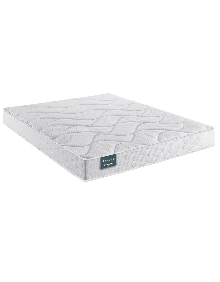 Matelas mousse Dunlopillo Aérial® haut. 18 cm, confort ferme (blanc)