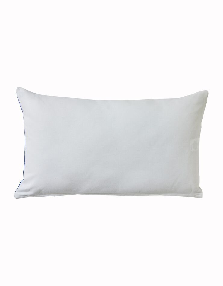 Housse de coussin colorblock, collection Ninole - lot de 2 (jaune / bleu)