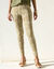 Legging imprimé, taille élastiquée (kaki / beige)
