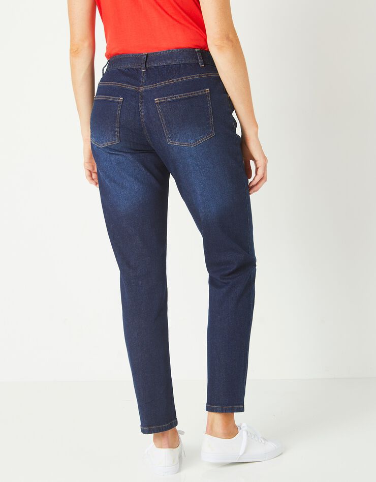 Pantalon mom, denim stretch (dark blue) Pantalon mom, denim stretch (dark blue)