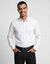 Chemise twill pur coton entretien facile (blanc)