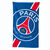 Drap de bain enfant PSG®, éponge et velours coton - 320g/m2 (bleu)