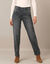 Jean mom taille élastiquée (gris foncé)