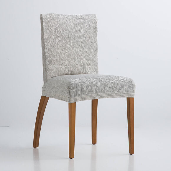 Housse chaise "Beta" (gris clair)