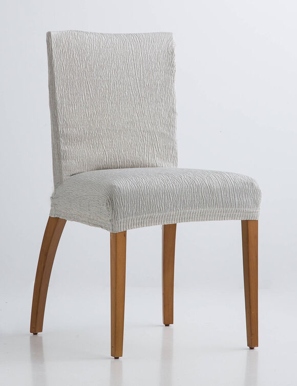 Housse chaise "Beta" (gris clair)