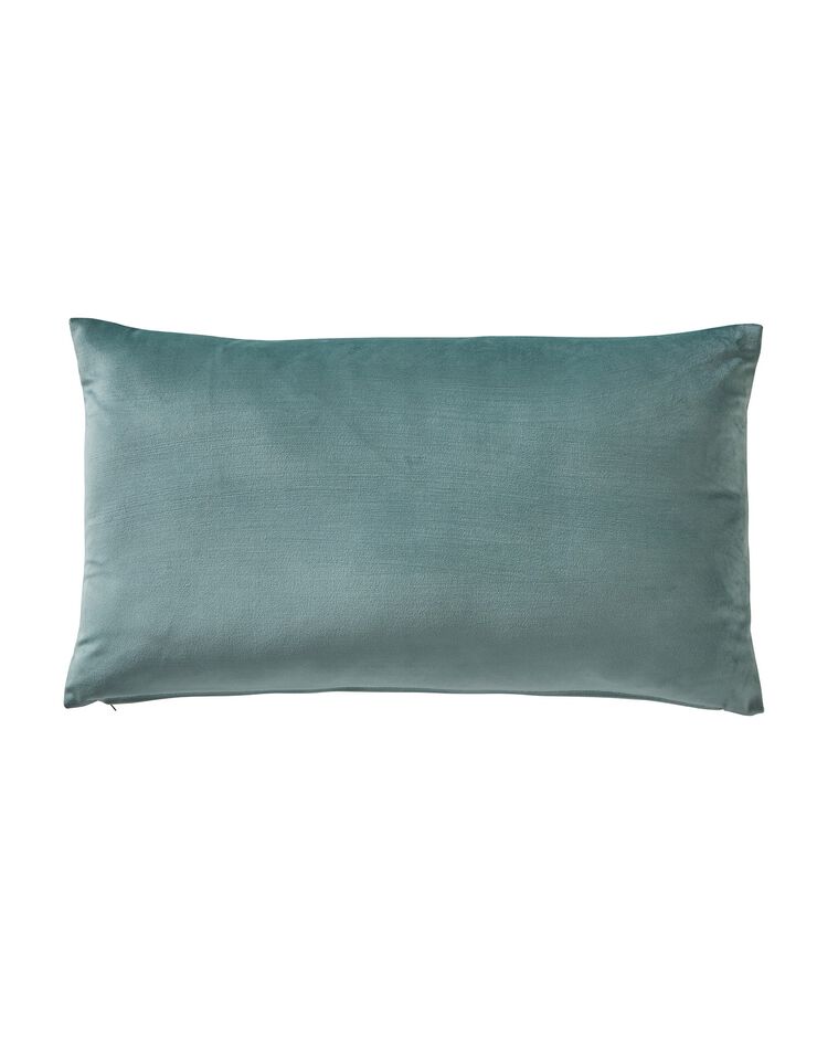 Housse coussin en velours uni - lot de 2 (céladon)